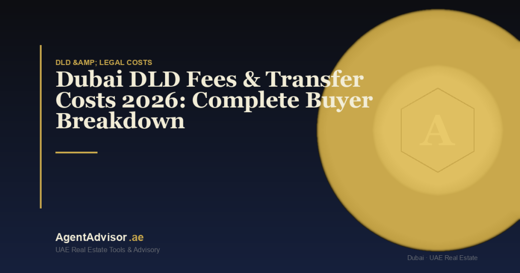 Dubai DLD Fees & Transfer Costs 2026: Complete Buyer Breakdown
