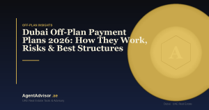 Dubai Off-Plan Payment Plans 2026: How They Work, Risks & Best Structures