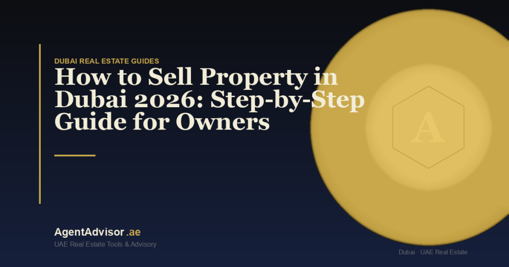 How to Sell Property in Dubai 2026: Step-by-Step Guide for Owners