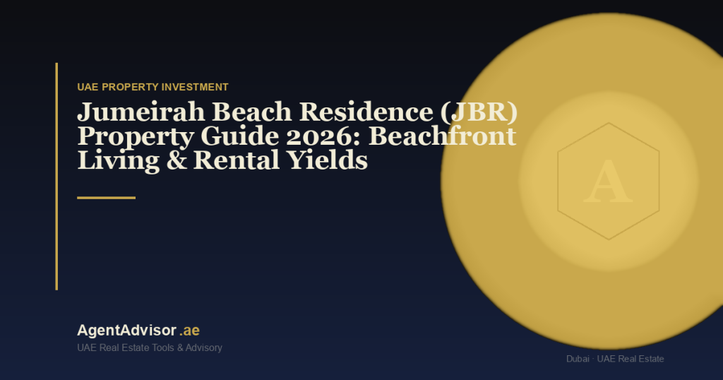 Jumeirah Beach Residence (JBR) Property Guide 2026: Beachfront Living & Rental Yields