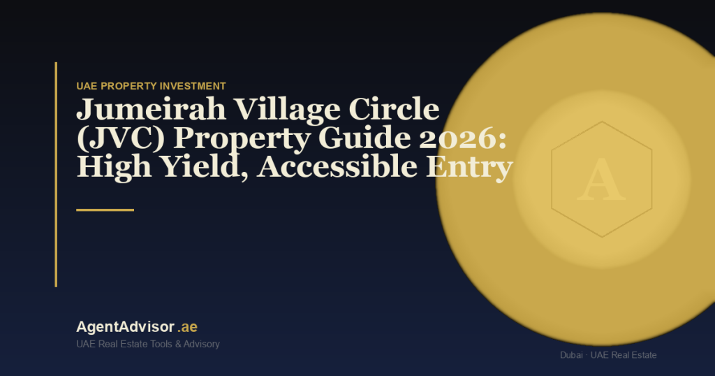 Jumeirah Village Circle (JVC) Property Guide 2026: High Yield, Accessible Entry