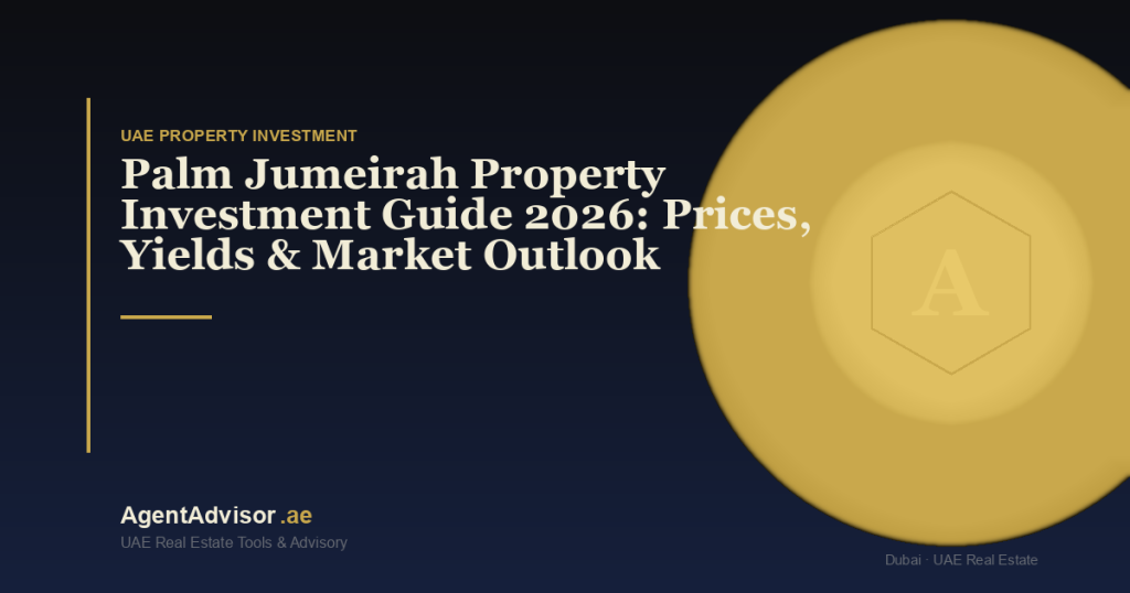 Palm Jumeirah Property Investment Guide 2026: Prices, Yields & Market Outlook